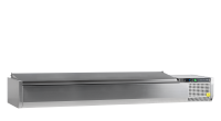 TEFCOLD Vitrininis šaldytuvas GN1/3 VK38-200 S/S LID