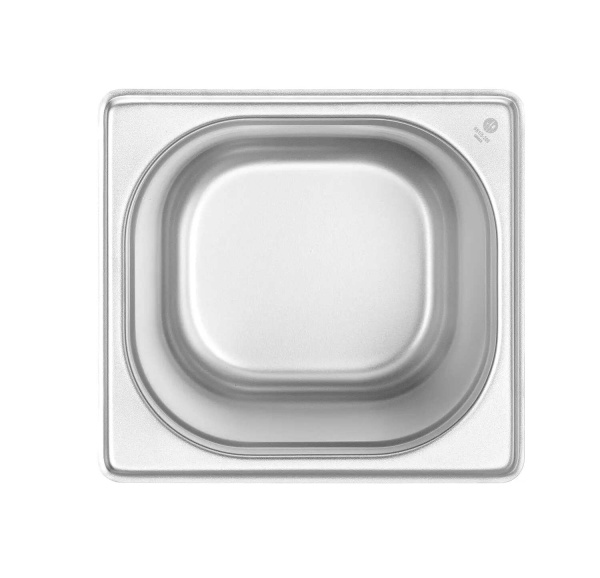 HENDI Konteineris GN 1/6  Budget Line, 3,4L, 176x162x(H)200mm 800652 | E-gastro