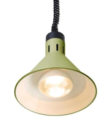 HENDI Aukštyn ir žemyn pakeliama šilumos lempa, kūginė, Žalia, 230V/250W