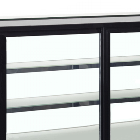 TEFCOLD Šaldomas ekspozicinė vitrina LCT750F BLACK