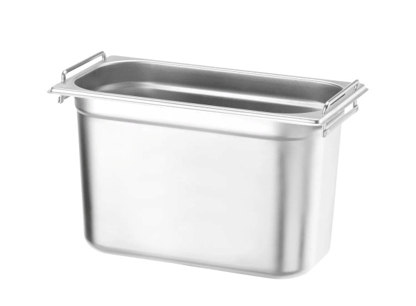HENDI Konteineris GN 1/2 su rankenėlėmis, Budget Line, 12,5L, 325x265x(H)200mm 817353 | E-gastro