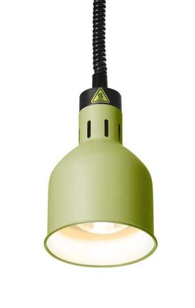 HENDI reguliuojamo aukščio cilindrinis maisto šildytuvas, žalias, 230 V / 250 W